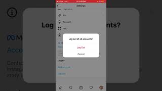 How to remove Instagram multiple login account | delete multiple Instagram account #shorts