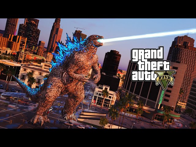 This new GTA 5 Godzilla mod lets you rampage with atomic breath