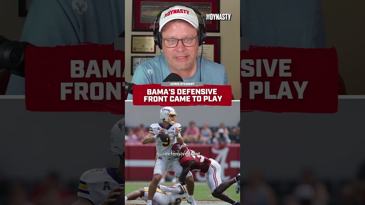 Bama's Defensive Front Came To Play