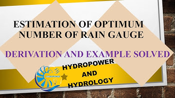 Optimizing Rain Gauge Station: Derivation and Solved Example