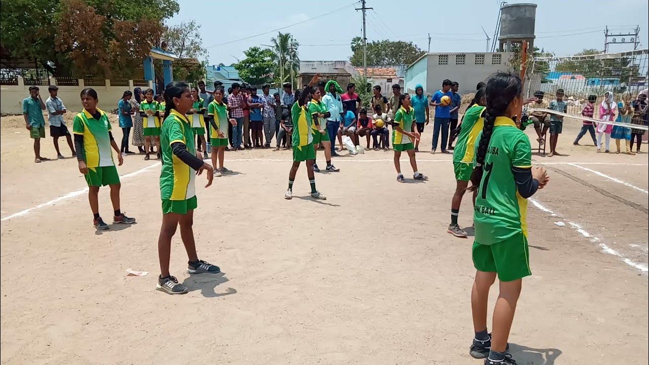 THROWBALL ASSOCIATION TAMIL NADU TIRUNELVELI VS CHENGALPET. year 2021