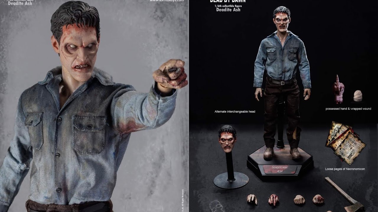 New Evil Dead 2 Deadite Ash 1/6 scale action figure Asmus toys revealed preorder info