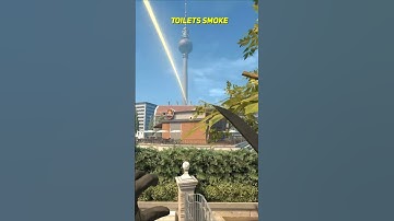 Toilets Smoke On OverPass CS2 Tricks #shorts #cs