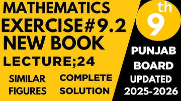 Class 9 chapter 9 exercise 9.2 |Class 9 math exercise 9.2 new book unit 9 similar figures