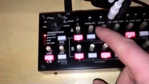 Making beats with a Korg SQ-1 and Mutable Instruments - Warps (parasite firmware).