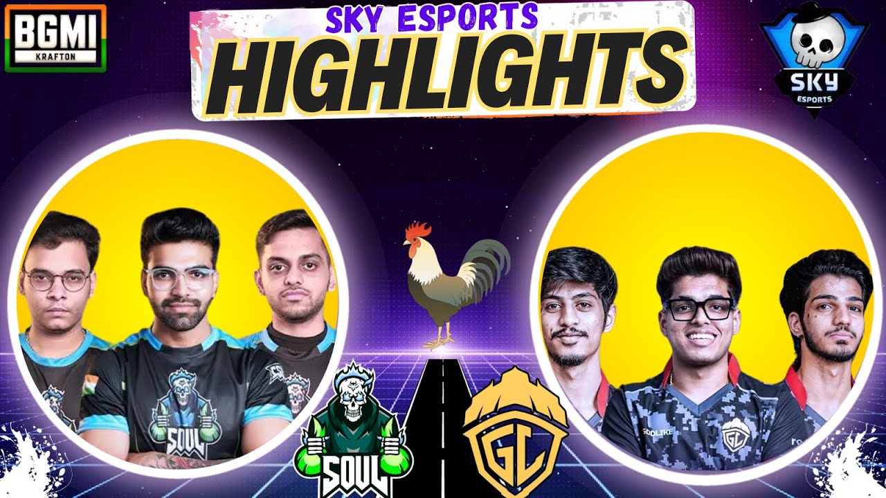 Soul vs Godl Championship Finals BGMI SKYESPORTS Highlights #soul #godl ...