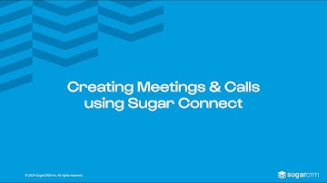 Schedule Meetings & Log Calls Using Sugar Connect | Quick CRM Tutorial | SugarCRM