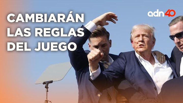 Esto es lo que cambiará en EE.UU. tras atentado contra Donald Trump