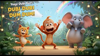 Dubi Dubi Dum Dum – Super Fun Jungle Cartoon Rhyme for Kids screenshot 3