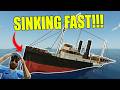 Attempting To Save Every Passenger On a Sinking Ship In Stormworks!!!