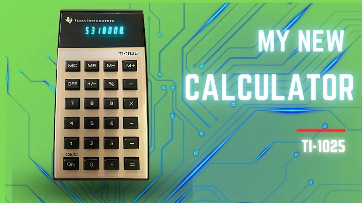I Fell in Love the vintage Texas Instruments TI-1025: My “new” calculator from 1977 #retro #vintage