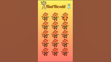 Find the odd monkey #riddlechallenge #puzzle #emojichallenge #hardriddle #riddle