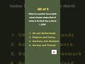 March 2026 Current Affairs MCQ | India &amp; World GK Quiz for SSC UPSC TNPSC #currentaffairs