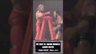 THE ROCK vs SHAWN MICHAELS - Ladder Match ANNIVERSARY! #animation #wwe #actionfigures
