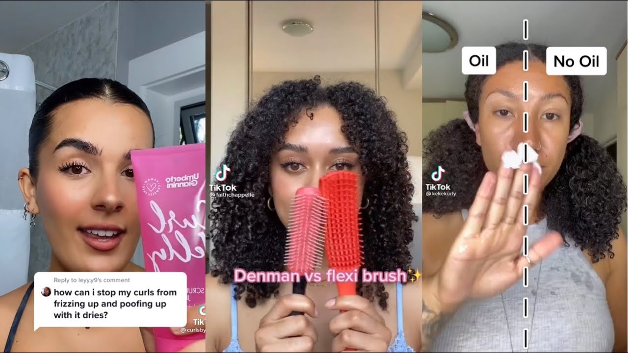 TikTok Is Teaching People How to Treat Their Naturally Curly Hair