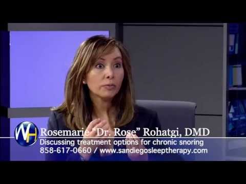 Treatment Options for Chronic Snoring with San Diego Dentist Rosemarie Rohatgi, DMD