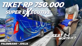 WAH INI SERVICENYA BAGUS BANGET‼️ Trip Palembang - Jogja with Putra Remaja Super Executive Class