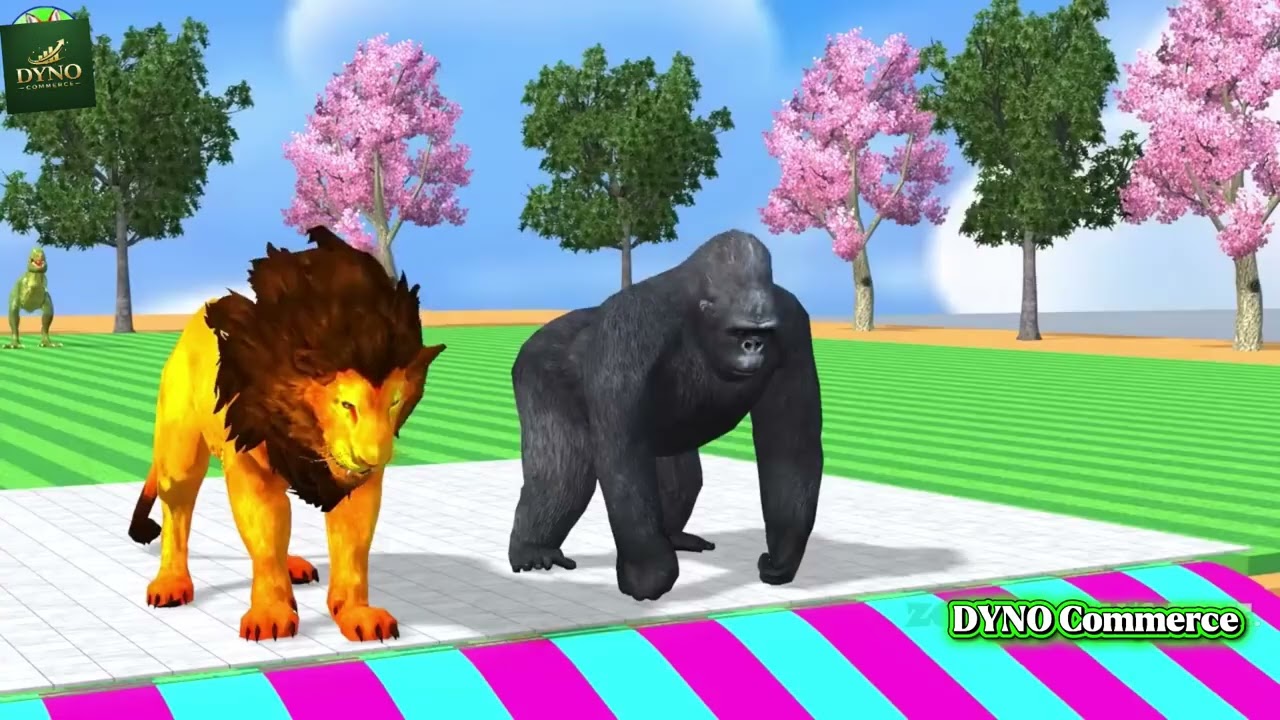 10 African Elephants Vs 10 Giant Tiger Save Cow Video Buffalo From Tiger. Wolf Vs Mammoth Elephant