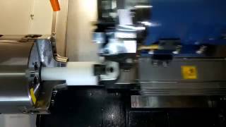 CNC lathe installation [CNC anti-collision puller] the implementation of pulling material action -2.