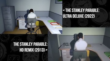 The Stanley Parable: Ultra Deluxe vs HD Remix Side-by-side Comparison (Trailers)