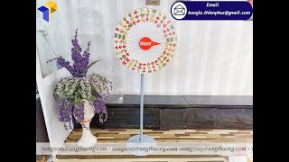 Thiết kế mẫu vòng quay chân đứng chơi bầu cua dịp Tết giá rẻ screenshot 5