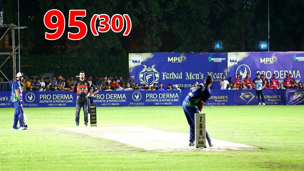 95 Runs Needed 30 Ball High Voltage Match In Cricket History Ever - YouTube