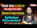 DSSSB ASO &amp; MTS 2026 | Task Based Test Series | DSSSB GA Syllabus Discussion | Pooja Ma'am