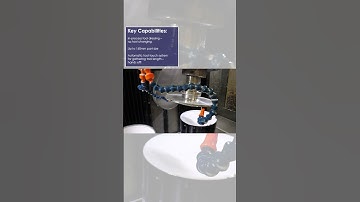 High speed optics polishing and tool truing in one cycle on the OptiPro PRO 160P+