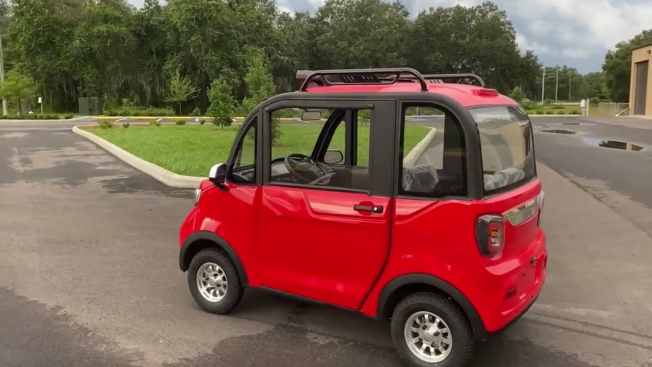 Coco Coupe Electric Golf Cart Street Legal Small Electric Car LSV Low