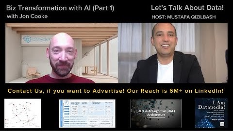 Episode#44 (Part 1) – Biz Transformation by AI Data Products with Jon Cooke @letstalkaboutdata