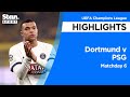 Borussia Dortmund v PSG Highlights | 2023-24 | UEFA Champions League image
