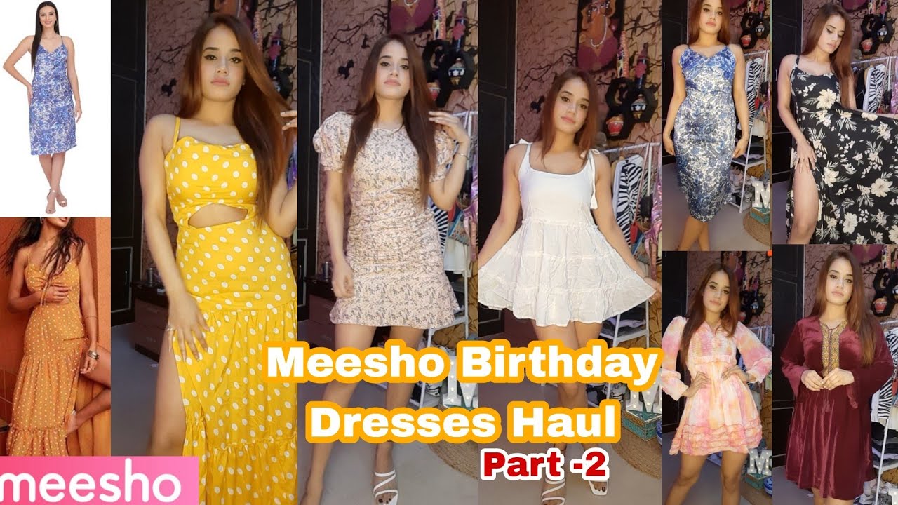 Meesho Birthday Dresses Haul Part2 all Under999* Affordable