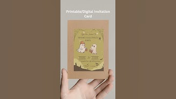 Halloween Invitation Idea | Editable Canva Template & Printable Invite #halloween #digitalart #home