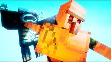 Warden VS Golems Part 1, 2 and 3 Minecraft Animation