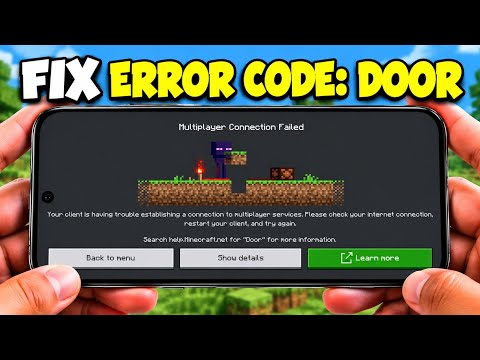 How To Fix Minecraft Bedrock Error Code: Door on Mobile