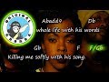 Fugees - Killing Me Softly - Chords & Lyrics