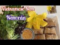 Vietnamese Nem|Nem rán tôm thịt giòn ngon tại nhà|Vanny Hoang official cuộc sống HàLan