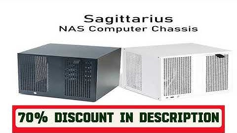 A must-have product! Hot Sagittarius 8-Bay NAS Chassis With Backplane Case ATX power Supply MATX M