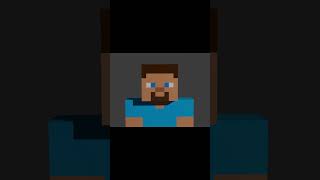 Stylized Steve face rig test #minecraft #animation #test #fyp #sleepy #blender