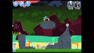 Angry Birds Facebook Surf And Turf Level 22 Walkthrough 3 Star