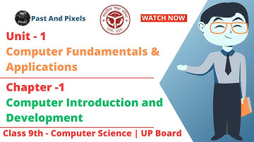 Computer Introduction and Development | Chapter 1 | Class 9th UP Board