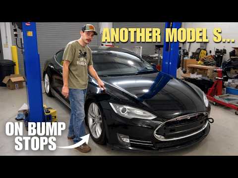 This Tesla Model S Wouldn't Lift – So I Manually Raised The Air Suspension!