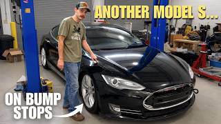 This Tesla Model S Wouldn't Lift – So I Manually Raised The Air Suspension!