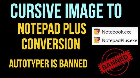 Cursive Fonts/Images to Notepad Plus (.wrt .nts) Conversion using Safe Encryptor Software Download