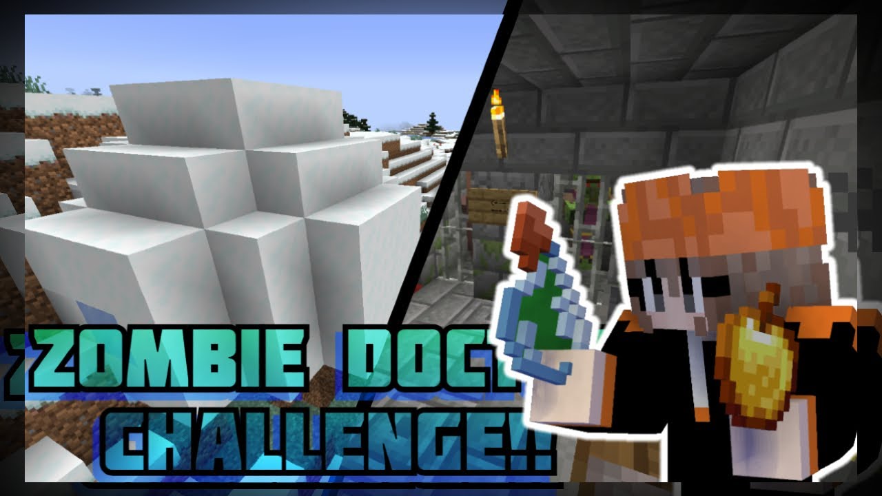 [Minecraft] Find a special Igloo and going inside to help the zombie