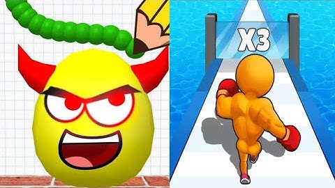 Draw To Smash 🌻🌼 Vs 🏵️🏵️ VS  Level Up Run 🥸🥸 All Max Level Gameplay  Andriod IOS  🧐🧐 EP 02 