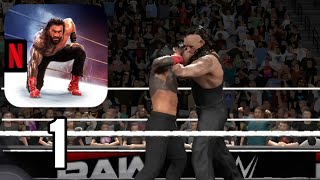 WWE 2K25: Netflix Edition - Gameplay Walkthrough Part 1 - Tutorial (Android, iOS)