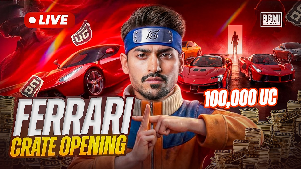100000 UC FERRARI CRATE OPENING #jokerkihaveli