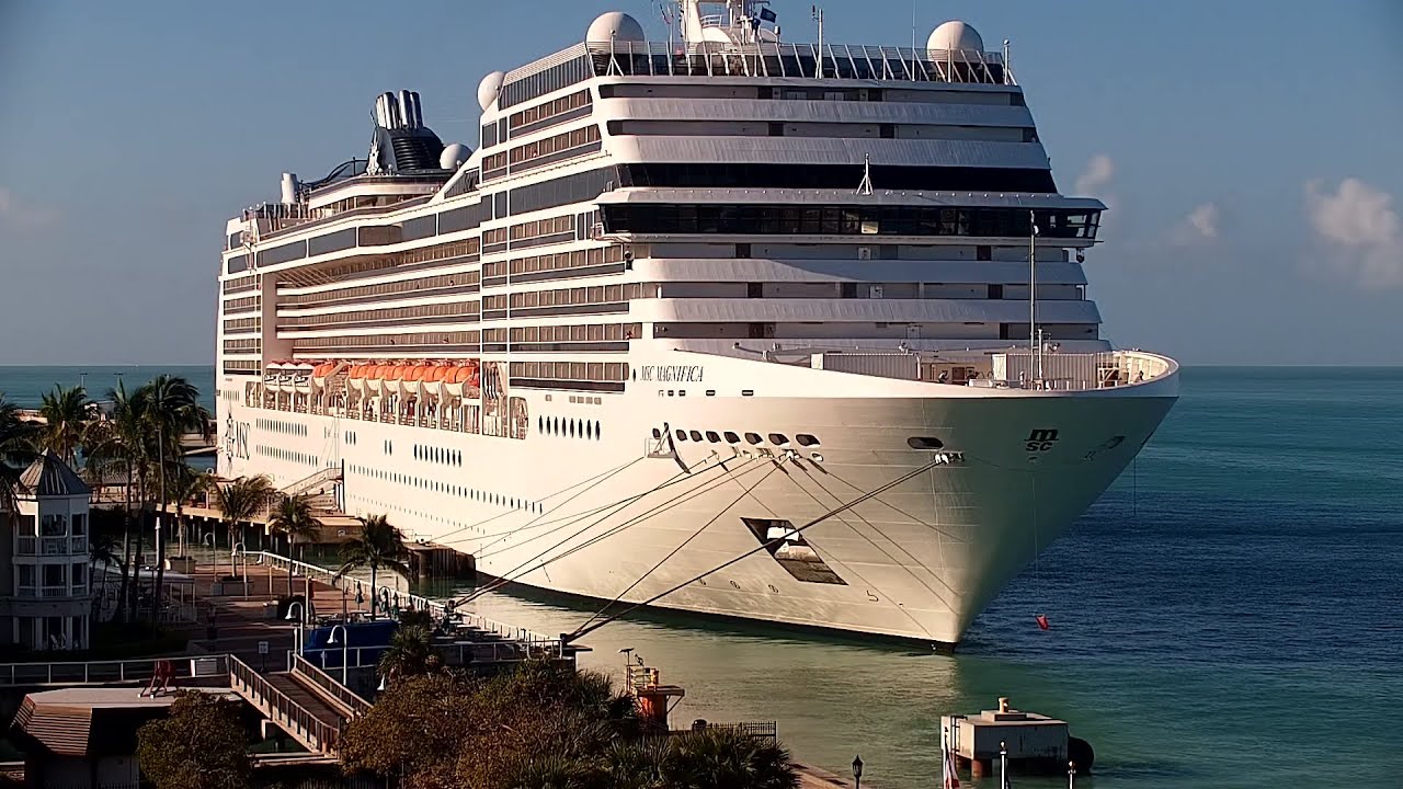 🔴 LIVE MSC Magnifica at Key West Florida