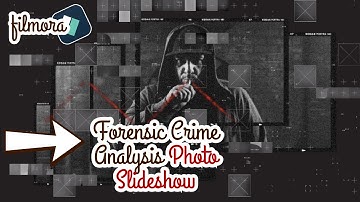 Forensic Crime Analysis Photo Slideshow in Filmora 14 | Cinematic Crime Scene Effect Tutorial